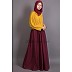 Dual colored pleated abaya Dual colored pleated abaya